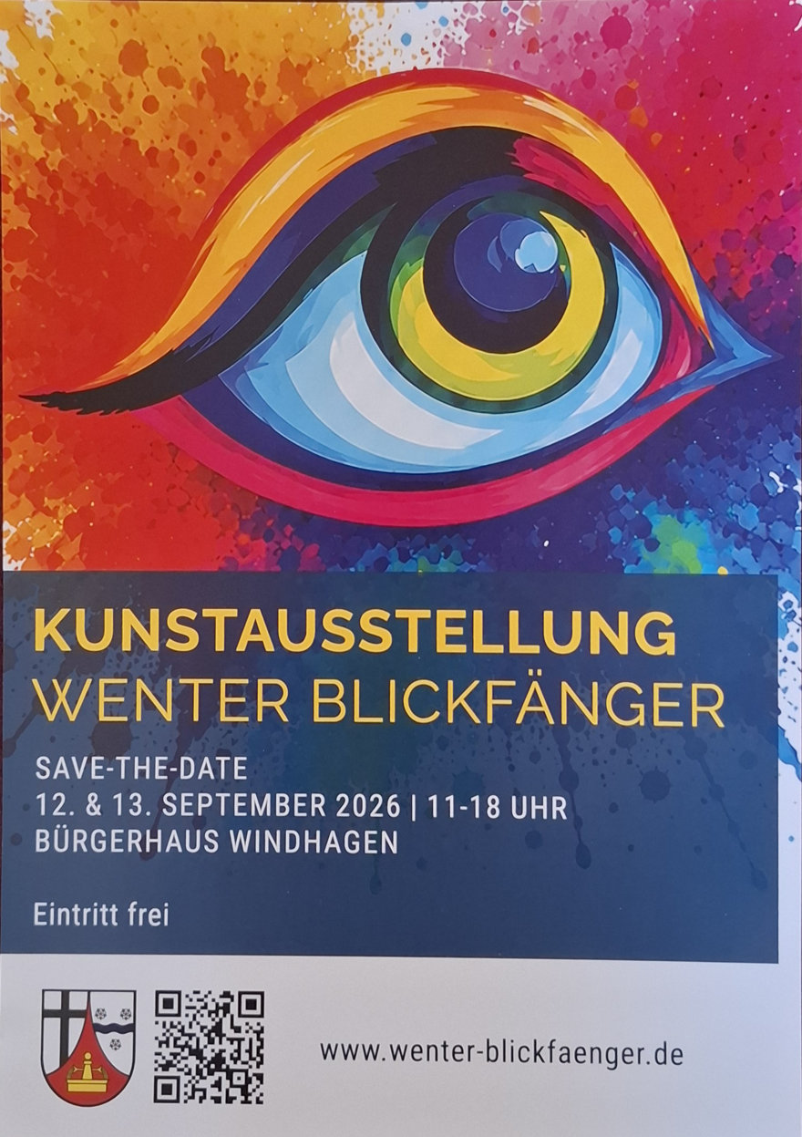  Plakat
                            Kunstausstellung Wenter Blickfänger